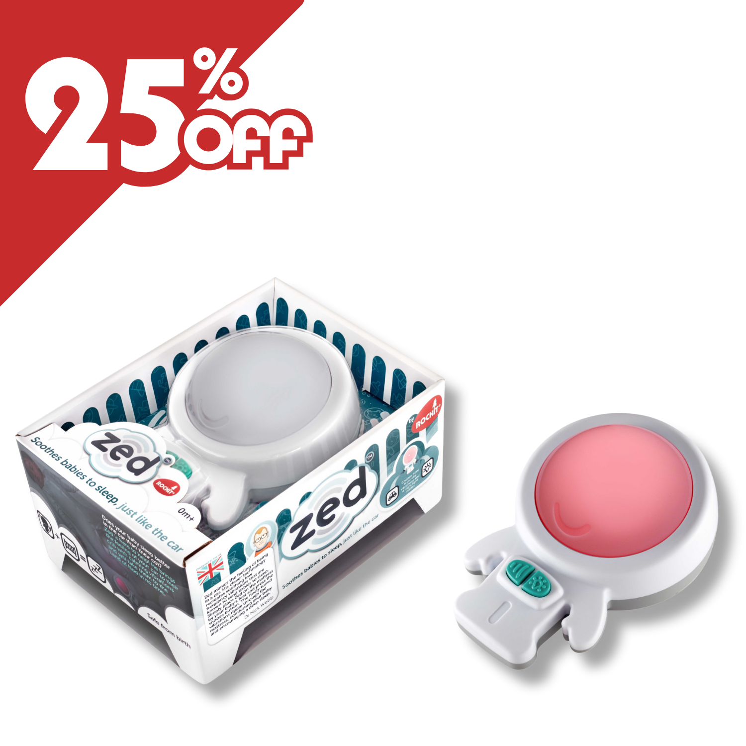 Zed Sleep Soother with Vibration & Night Light