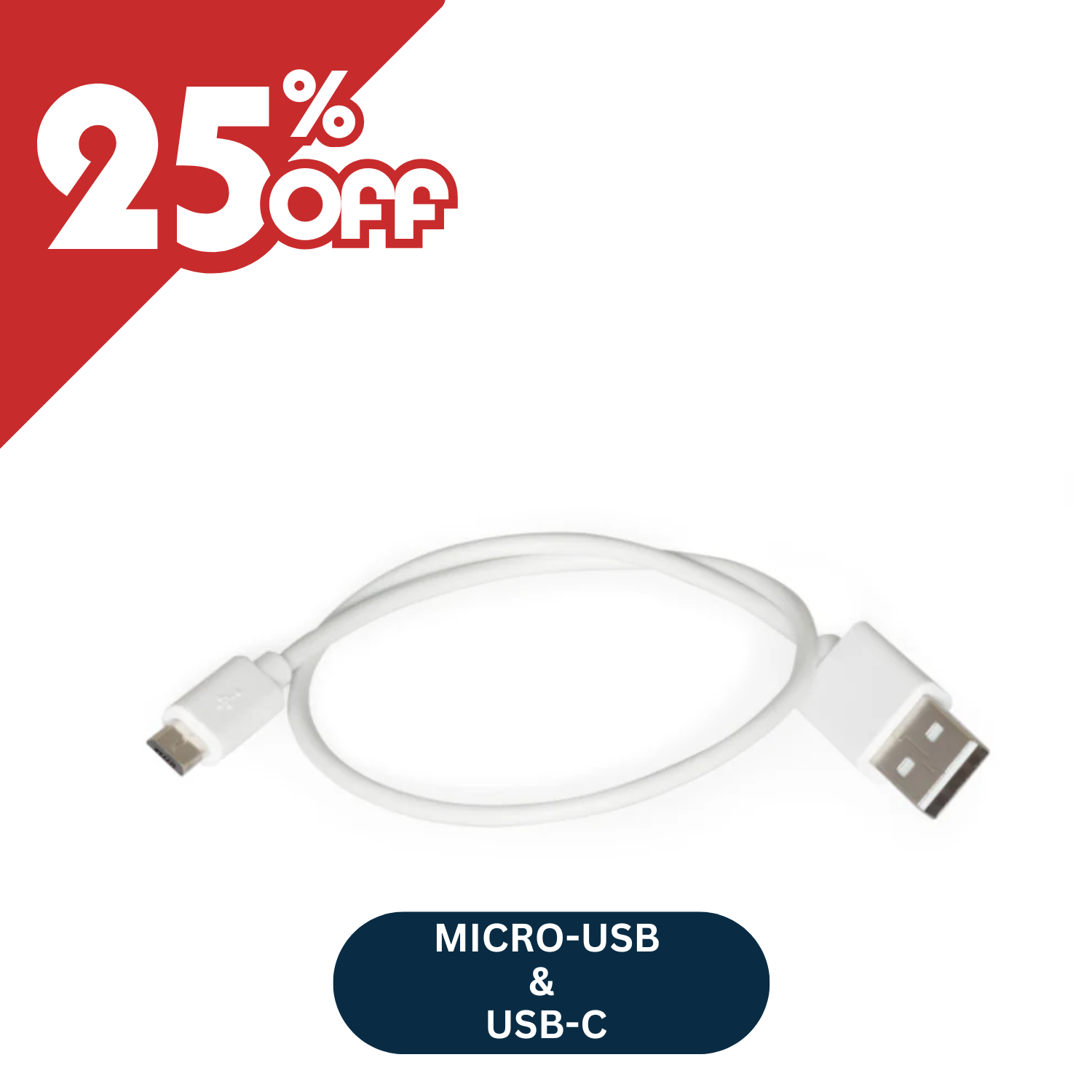 Rockit Rocker Spare Charging Cord |Micro USB or USB-C| Free Shipping