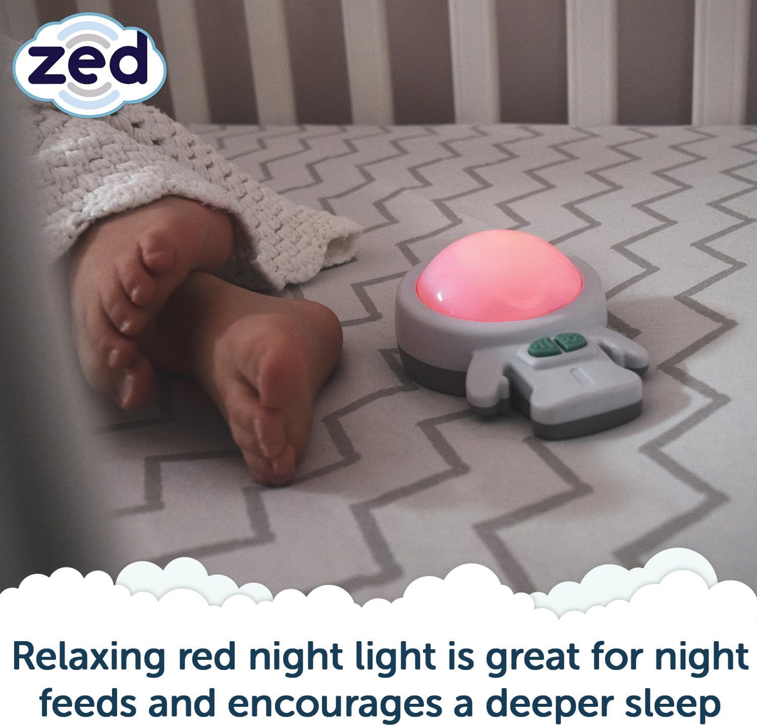Zed Sleep Soother with Vibration & Night Light - Rockit Sleep Zed Sleep Soother with Vibration & Night Light - Rockit Sleep
