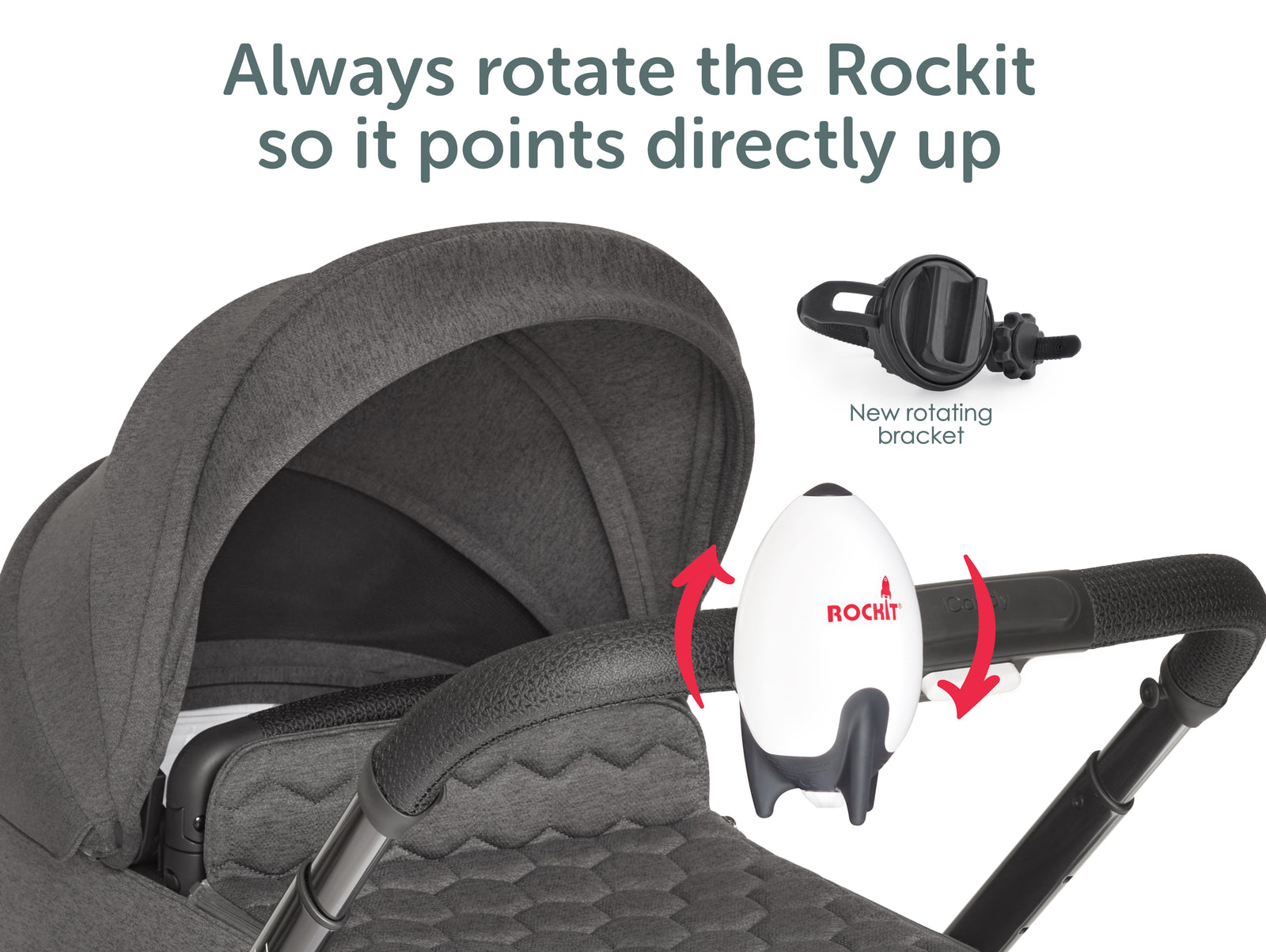 Spare Stroller Rotating Bracket |  Additional Rockit Rocker Strap | Free Shipping